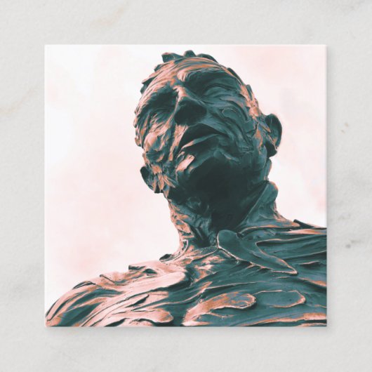 Confluentie van David Zahn Vierkante Visitekaartje (Voorkant)