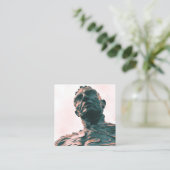 Confluentie van David Zahn Vierkante Visitekaartje (Staand voorkant)