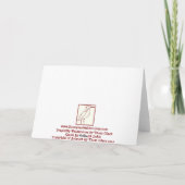 Conform and be dull. kaart (Achterkant)