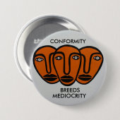 Conformiteit 2 ronde button 7,6 cm (Voorkant /achterkant)