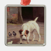 Confrontatie Metalen Ornament (Voorkant)