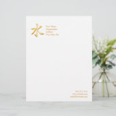 Confuciaans symbool persoonlijk briefhoofd (Staand voorkant)