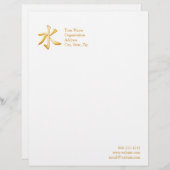 Confuciaans symbool persoonlijk briefhoofd (Voorkant / Achterkant)