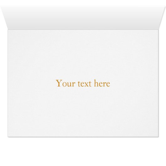 Confuciaans symbool Wenskaart (Binenzijde Horizontaal (Onderkant))