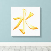 Confucianisme Symbol Canvas Art Afdruk (Insitu (Houten vloer))