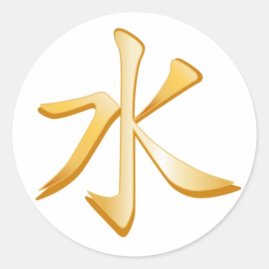 Confucianisme Symbool Sticker (Voorkant)