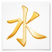 Confucianistisch symbool foto afdruk (Voorkant)