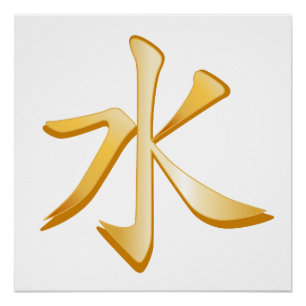 Confucianistisch symbool poster