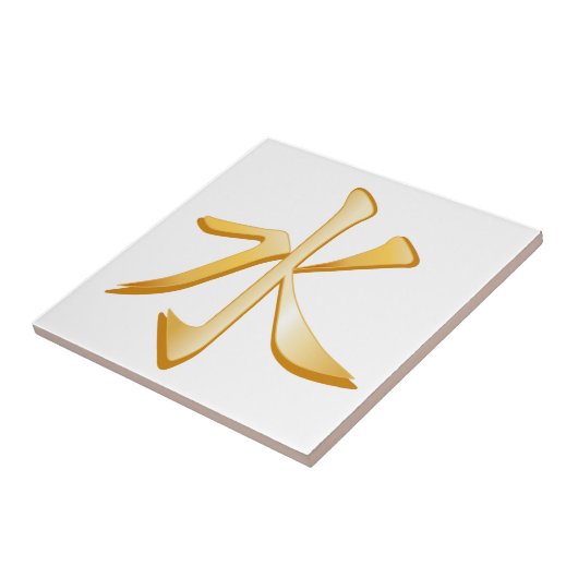 Confucianistisch symbool tegeltje (Zijkant)
