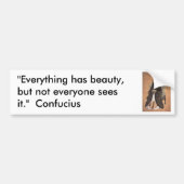 Confucius 1 bumpersticker (Voorkant)