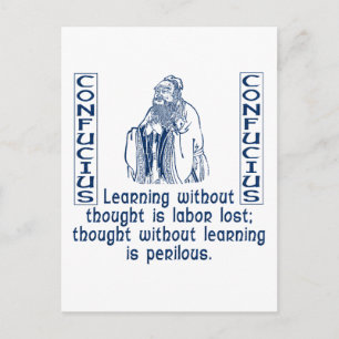 Confucius Briefkaart