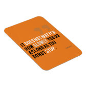 confucius citeert motivatie inspirerend sinaasappe magneet (Rechterzijde)