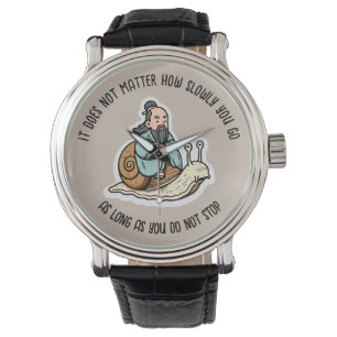 Confucius en de slak horloge