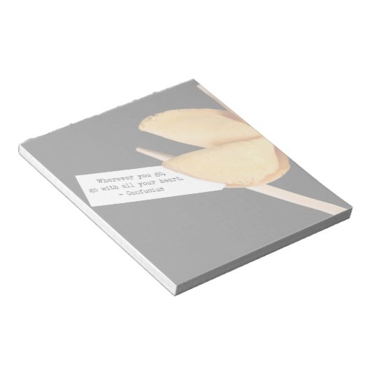 Confucius Fortune Cookie Notitieblok (Schuin)