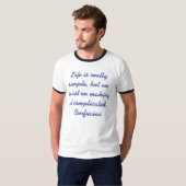 Confucius gezegde t-shirt (Voorkant volledig)