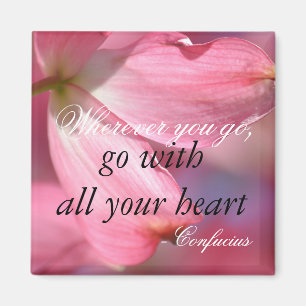 Confucius Inspirerend Motivatie hartencitaat Magneet