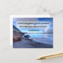 Confucius Inspirerend quote "Goede raad"