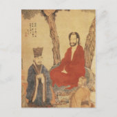 Confucius, Lao-tzu en Boeddhist Arhat Briefkaart (Voorkant)
