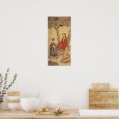 Confucius, Lao-tzu en Boeddhist Arhat Poster (Keuken)