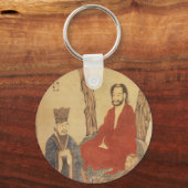 Confucius, Lao-tzu en Boeddhist Arhat Sleutelhanger (Voorkant)