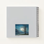 Confucius Leeuw Quote Blauwe Maan Boom Vogel Dagbo Notitieboek (Achterkant)