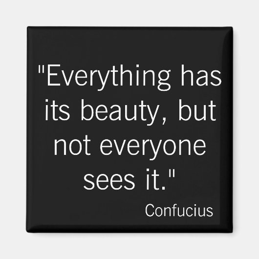 Confucius Magneet (Voorkant)