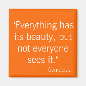 Confucius Magneet (Voorkant)