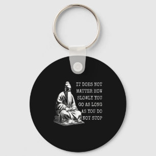 Confucius Motivatie citaten over het leven Sleutelhanger