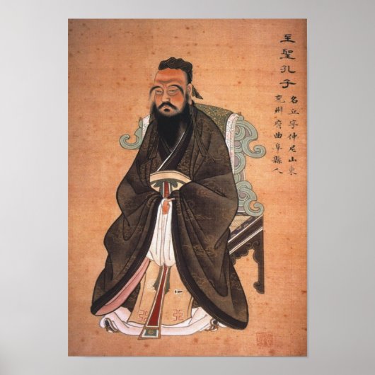 Confucius Poster (Voorkant)