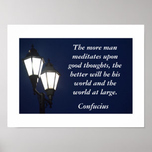 Confucius quote - kunstdruk poster