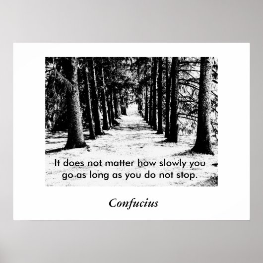 Confucius Quote - Poster (Voorkant)
