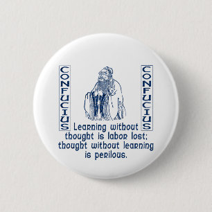 Confucius Ronde Button 5,7 Cm