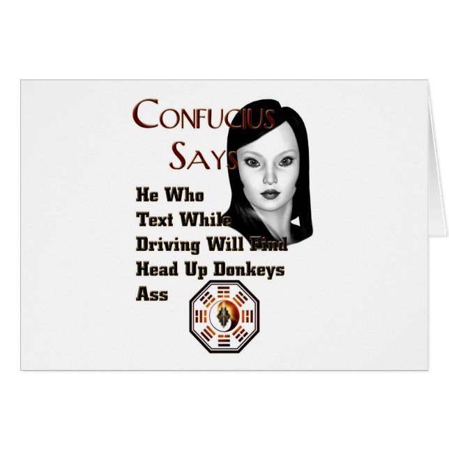 Confucius Says (Voorkant Horizontaal)