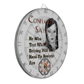 Confucius Says Dartbord (Voorkant Links)