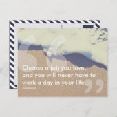 Confucius succesquote briefkaart (Voorkant / Achterkant)