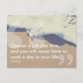 Confucius succesquote briefkaart (Voorkant)