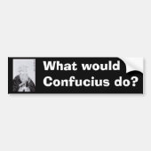 Confucius_the_scholar Bumpersticker (Voorkant)