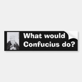 Confucius_the_scholar Bumpersticker