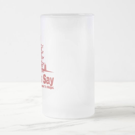 Confucius Zeg Matglas Bierpul (Center)