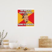 Confucius Zeg tegen Bangkok Poster (Keuken)