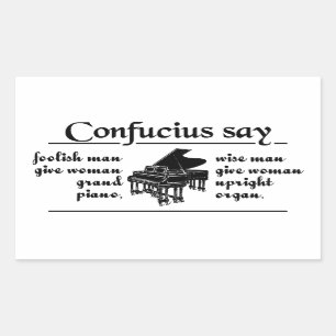 CONFUCIUS ZEGGEN ... stickers