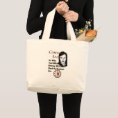 Confucius Zegt Grote Tote Bag (Voorkant (product))