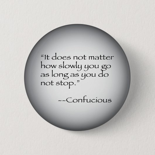 Confucous Quote Ronde Button 5,7 Cm (Voorkant)