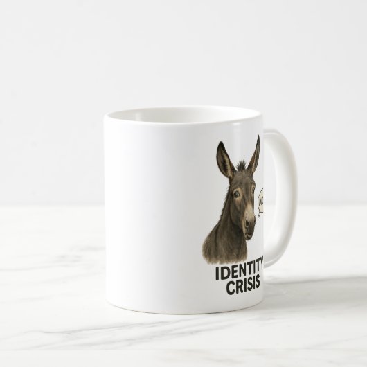 Confused Donkey Mug – “Moo”  Koffiemok (Voorkant rechts)
