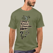 Confused Introvert Quote T-Shirt – “I Don’t Know (Voorkant)