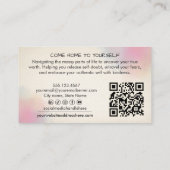 Confusion to Clarity Path Mental Health Therapist Visitekaartje (Achterkant)