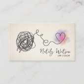 Confusion to Clarity Path Mental Health Therapist Visitekaartje (Voorkant)