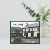 Cong (stil Man) Village Square met tekst Briefkaart (Staand voorkant)