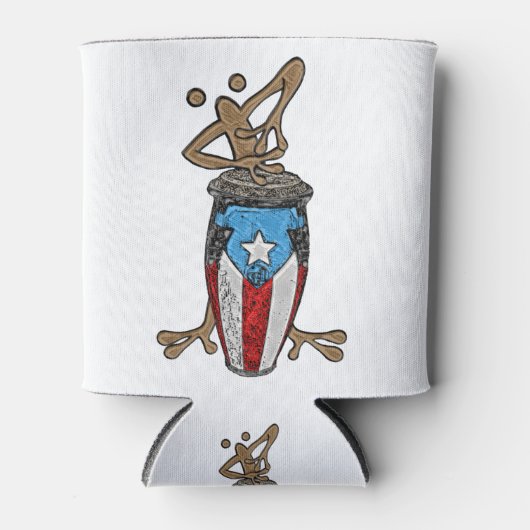 Conga Coqui Taino Blikjeskoeler (Voorkant)