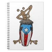 Conga Coqui Taino Notitieboek (Voorkant)